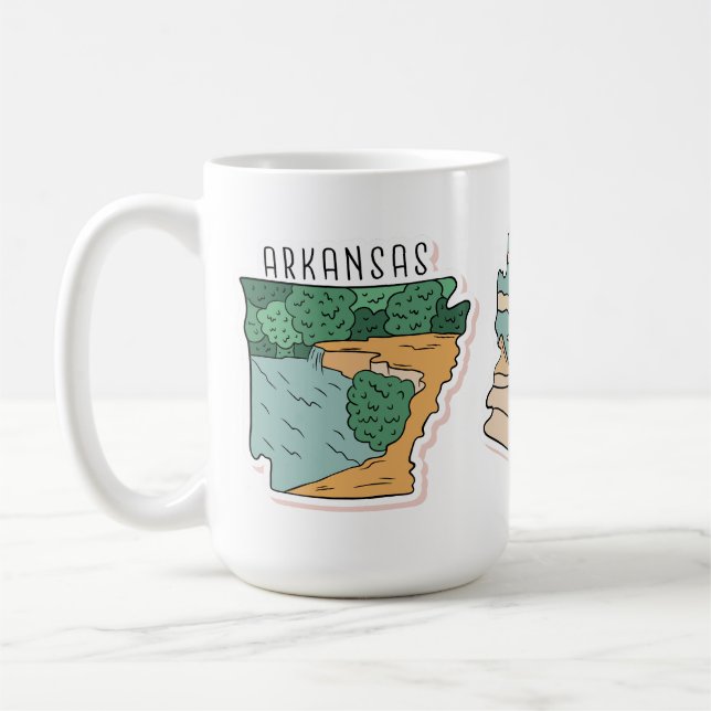 BEAUTIFUL USA STATES LANDSCAPE POSTCARD SET  COFFEE MUG (Left)