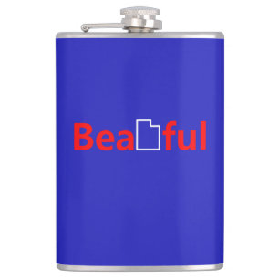 Beautiful Utah Hip Flask