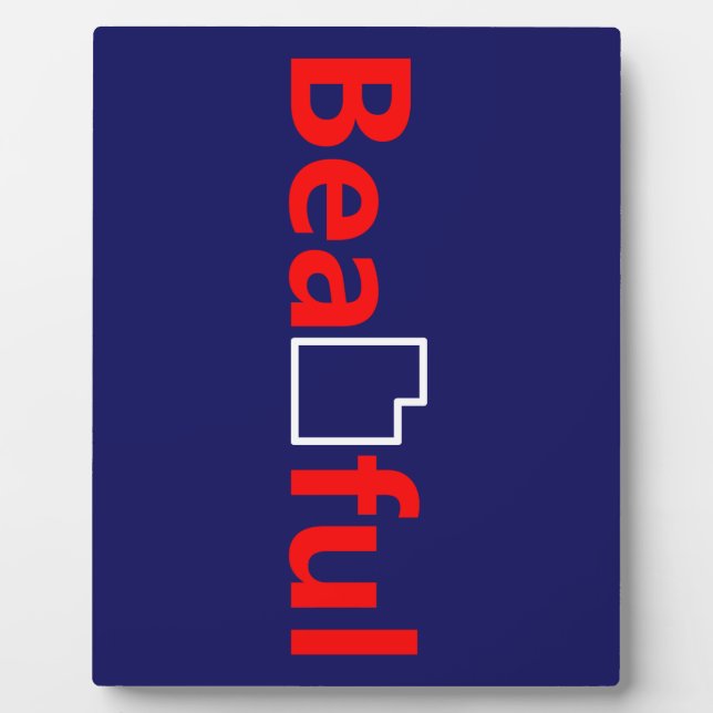 Beautiful Utah Plaque (Front)