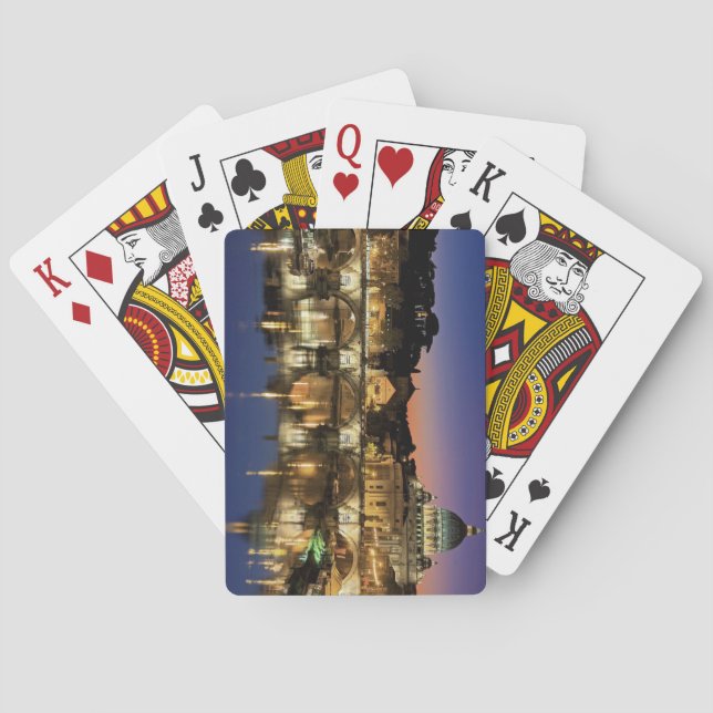Beautiful Vatican City Rome Italy Playing Cards (Back)