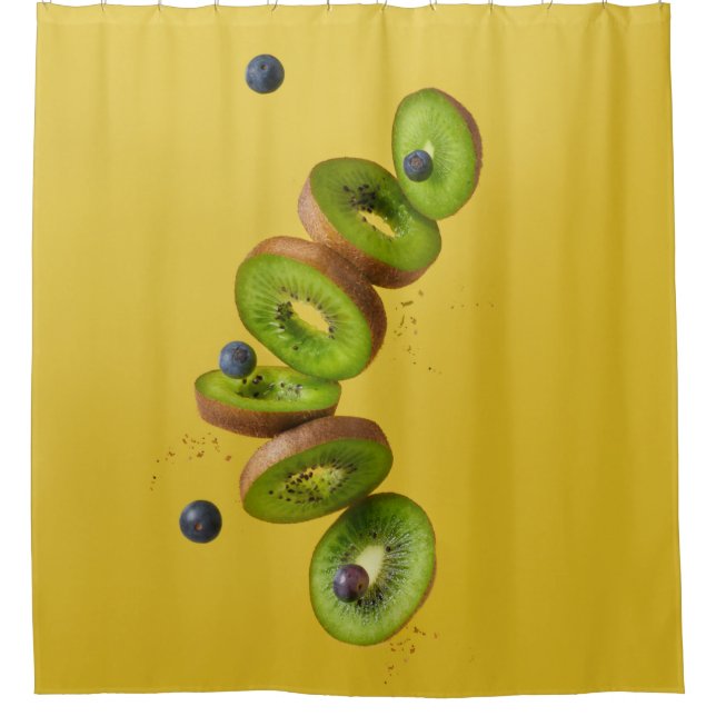 Beautiful Vegetables Shower Curtain (Front)