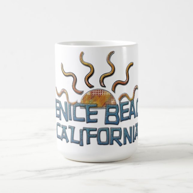 Beautiful Venice Beach Mug! Coffee Mug (Center)