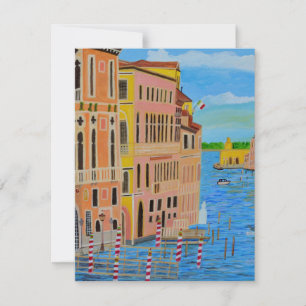 Beautiful Venice invitation card  