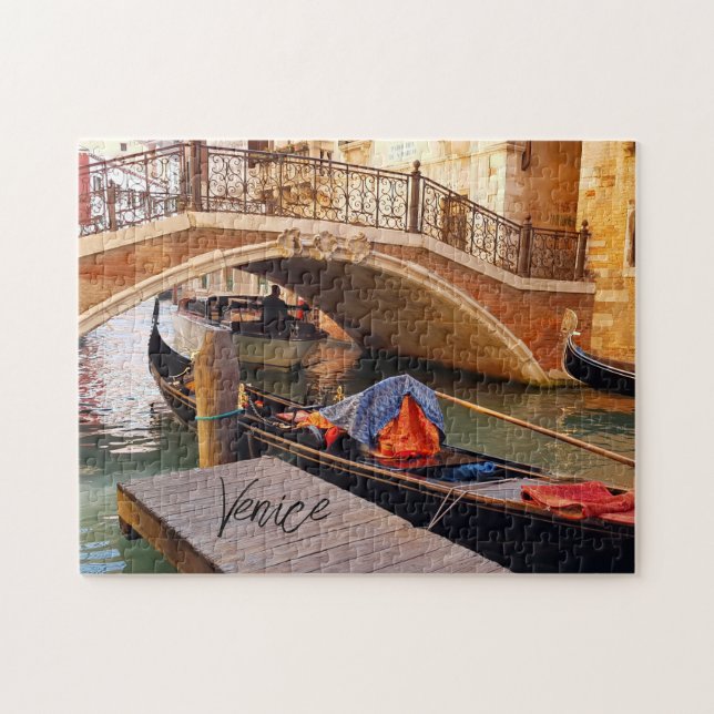 Beautiful Venice Italy Canal Travel Jigsaw Puzzle (Horizontal)
