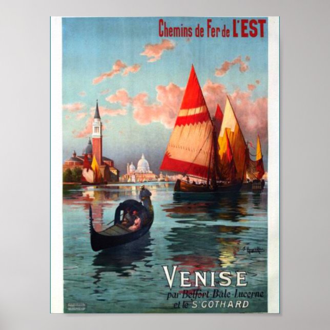 Beautiful Venice Italy Poster (Front)