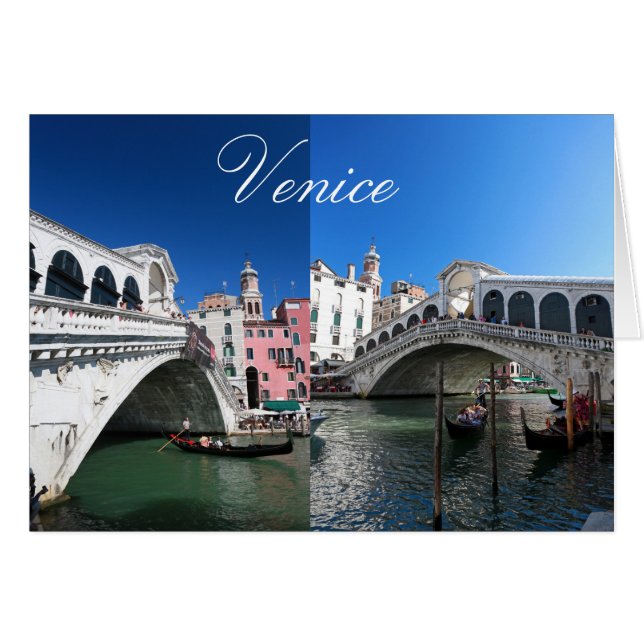 Beautiful Venice, Rialto Bridge (Front Horizontal)