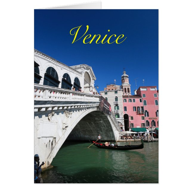 Beautiful Venice, Rialto Bridge (Front)
