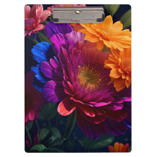 Beautiful Vibrant Flower Mix 2 Clipboard