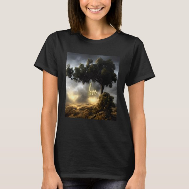 Beautiful Vibrant Tree Nature s Beauty  4 T-Shirt (Front)