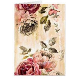 Beautiful Victorian Floral Painting