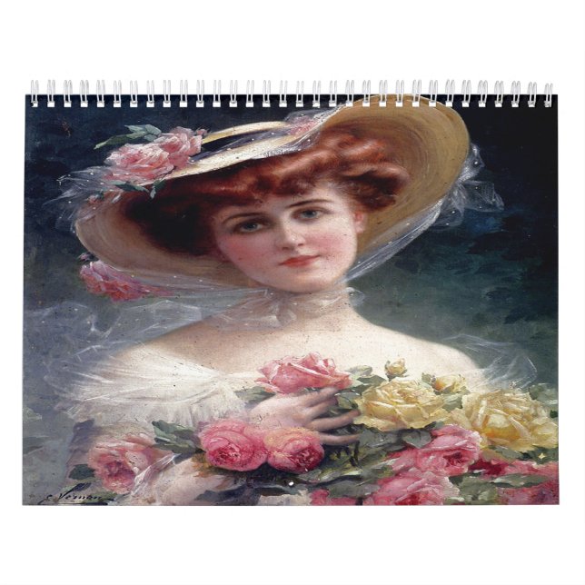 Beautiful Victorian Ladies Paintings  Calendar (Cover)