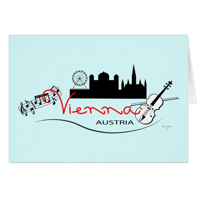 Beautiful Vienna, Austria (Front Horizontal)