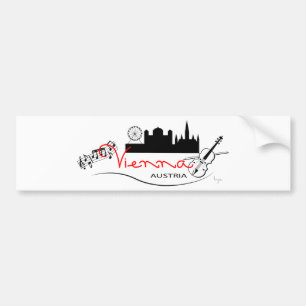 Beautiful Vienna, Austria Bumper Sticker