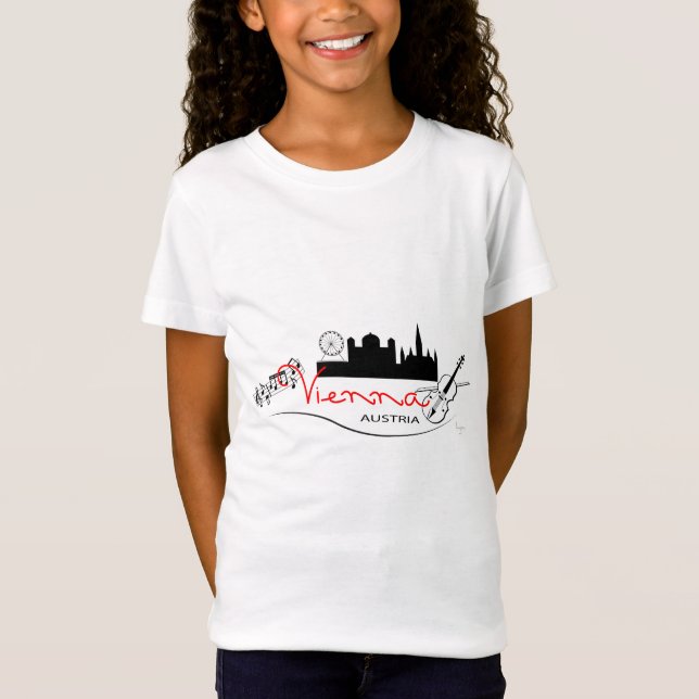 Beautiful Vienna, Austria T-Shirt (Front)
