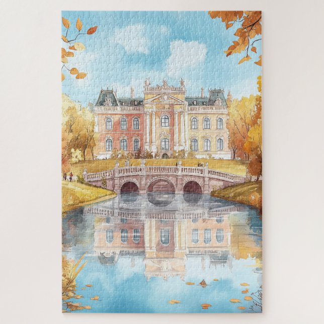 Beautiful Viennese Palace Jigsaw Puzzle (Vertical)