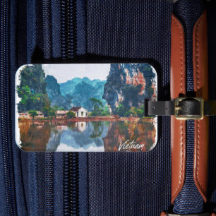 Beautiful Vietnam Asia Scenery Travel Luggage Tag