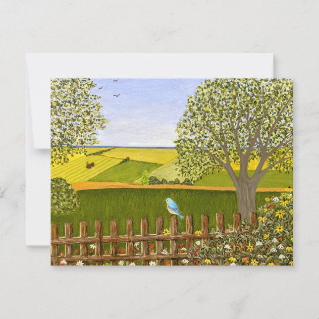 Beautiful View Flat Card (Front)