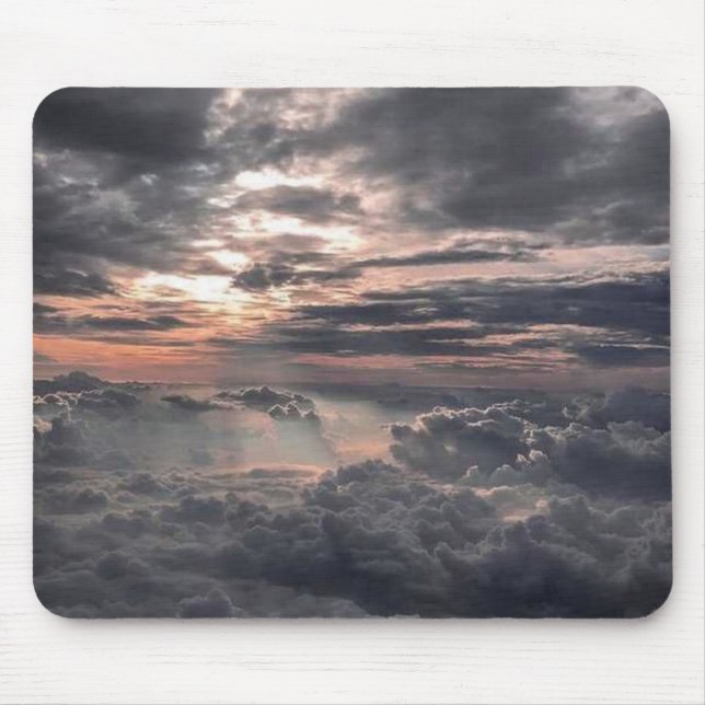Beautiful View From Above the Clouds Mouse Mat (Front)