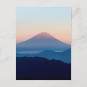 Beautiful view Mt. Fuji, Japan, Sunrise Postcard