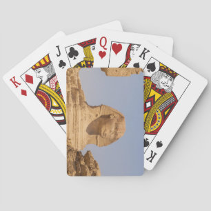 Beautiful View of Ancient Great Sphinx in Egypt Playing Cards