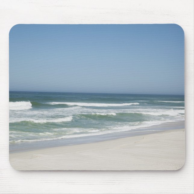 Beautiful view of beach against clear sky 2 mouse mat (Front)