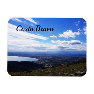 Beautiful view of Costa Brava, Spain Magnet