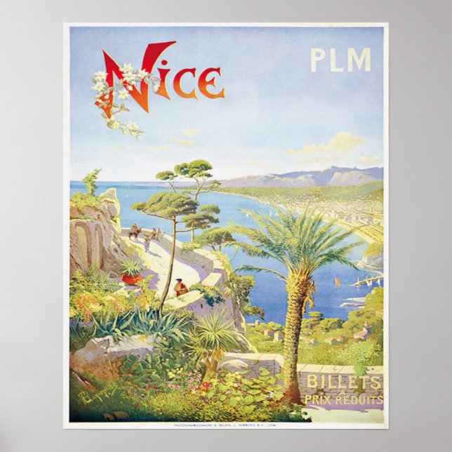 Beautiful View of Nice France Poster (Front)