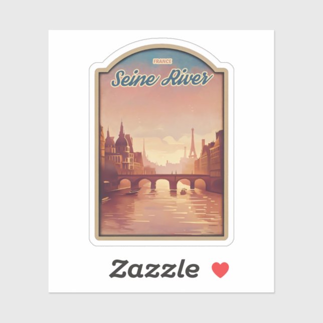 Beautiful View of Seine River-France (Sheet)