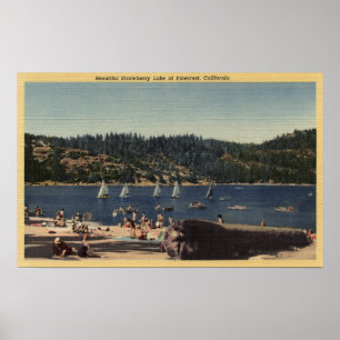 Beautiful View of Strawberry Lake Poster
