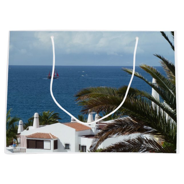 Beautiful view of the sea large gift bag (Front)