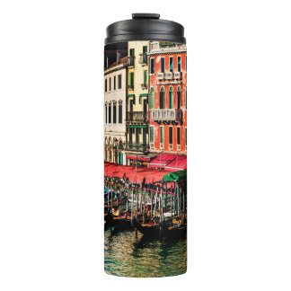 Beautiful view of water street and old buildings i thermal tumbler