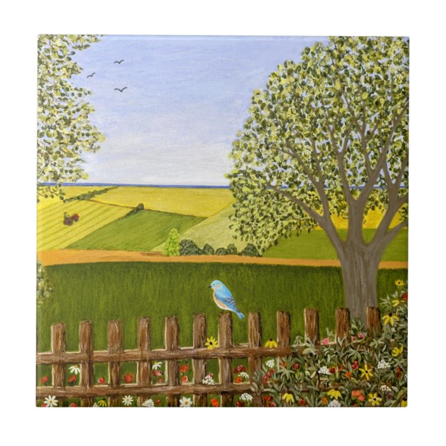 Beautiful View Tile (Front)