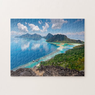 Beautiful View   Top of Bohey Dulang Island Jigsaw Puzzle
