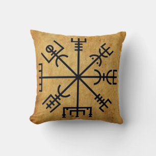 Beautiful Viking Compass Pillow! Cushion