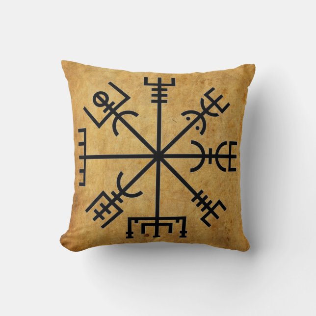 Beautiful Viking Compass Pillow! Cushion (Front)