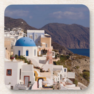 Beautiful village of Oia with white buildings Coaster