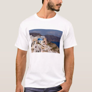 Beautiful village of Oia with white buildings T-Shirt