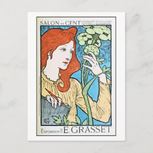 Beautiful vintage ad expo Eugene Grasset Postcard