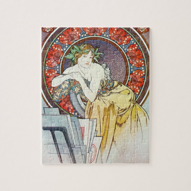 Beautiful Vintage art nouveau Jigsaw Puzzle (Vertical)
