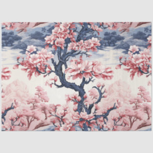 Beautiful Vintage Asian Inspired Cherry Blossom Tissue Paper