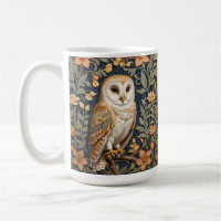 Beautiful Vintage Barn Owl William Morris Inspired