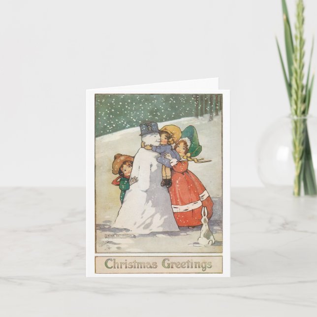 Beautiful Vintage Christmas Card (Front)