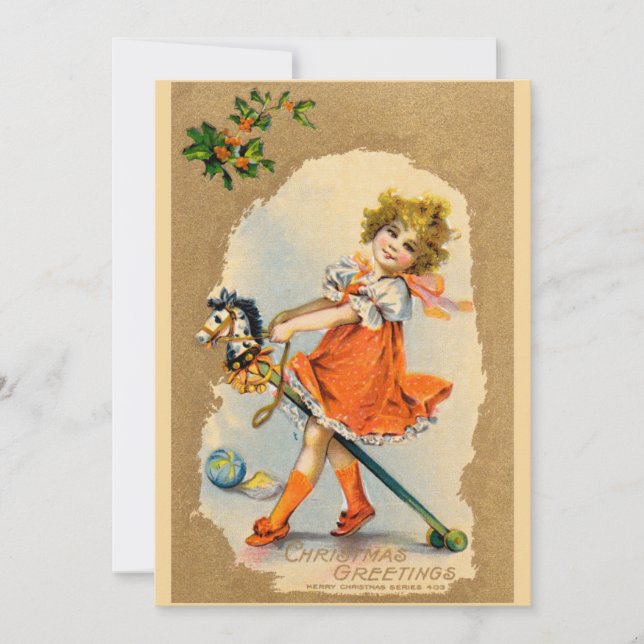 Beautiful vintage Christmas card (Front)