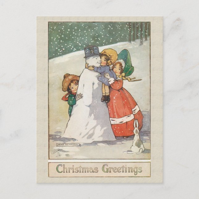 Beautiful Vintage Christmas Card (Front)
