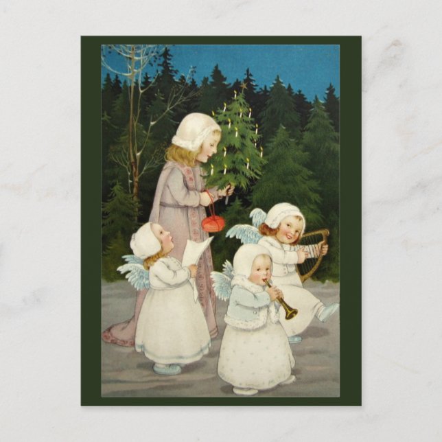 Beautiful vintage Christmas card (Front)