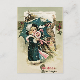 Beautiful vintage Christmas card