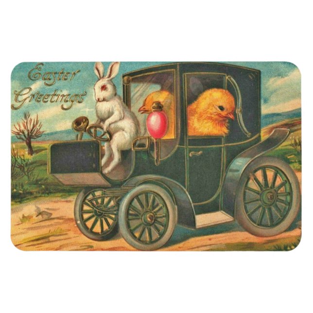 Beautiful Vintage Easter Magnet (Horizontal)