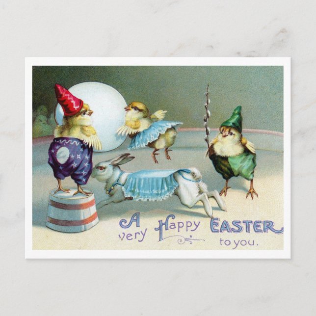 Beautiful Vintage Easter Postcard (Front)