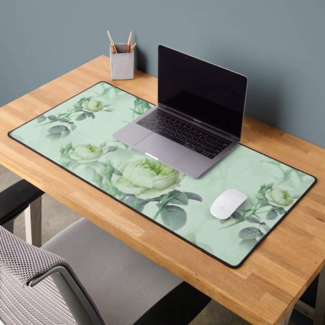 Beautiful Vintage Floral Desk Mat (Office 2)