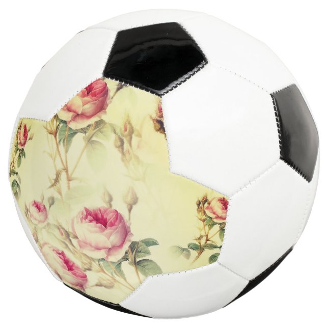 Beautiful Vintage Floral Football (Three Quarter)